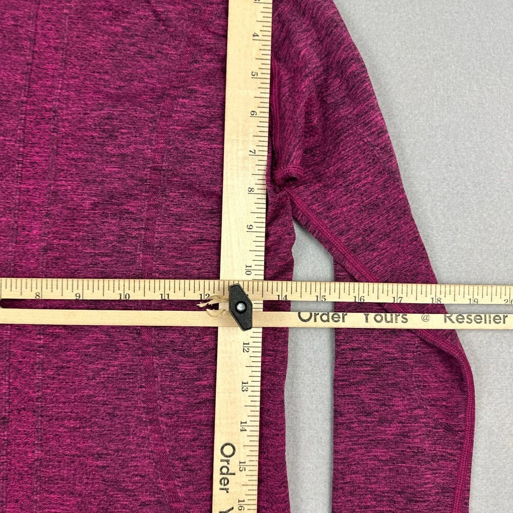 Lululemon Shirt Women 6 Purple Solid Swiftly Tech Long Sleeve Crew Seamless Run
